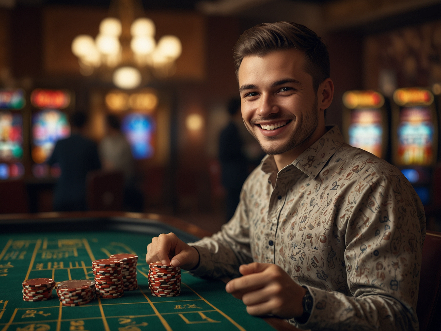 Boost your bonus banner with smiling player